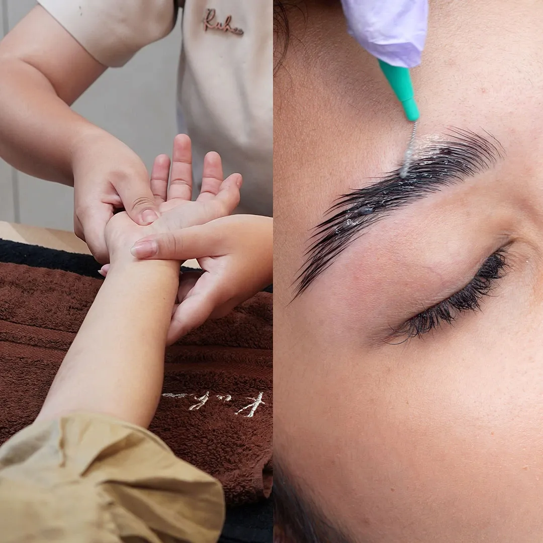 Multi Treatment Brow, Eye Brow + Hand & Foot Spa di Ruhee